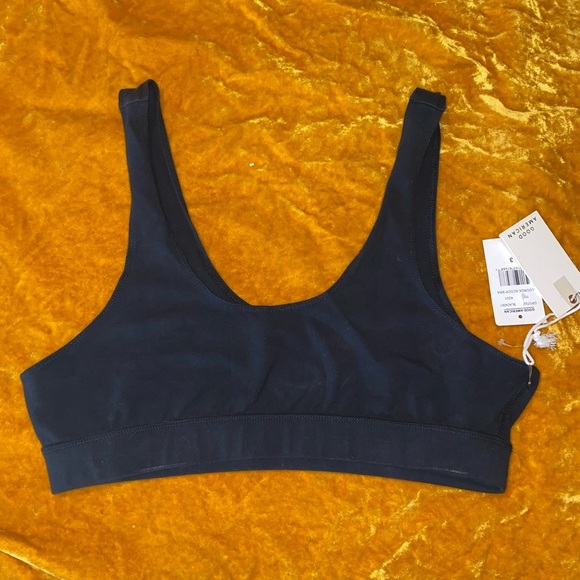 Good American Lounge Scoop Bra Black Size 3 NWT - Picture 4 of 8
